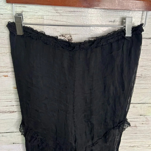 Love Sam black pants Anthropologie  beach shear size small - Picture 7 of 9